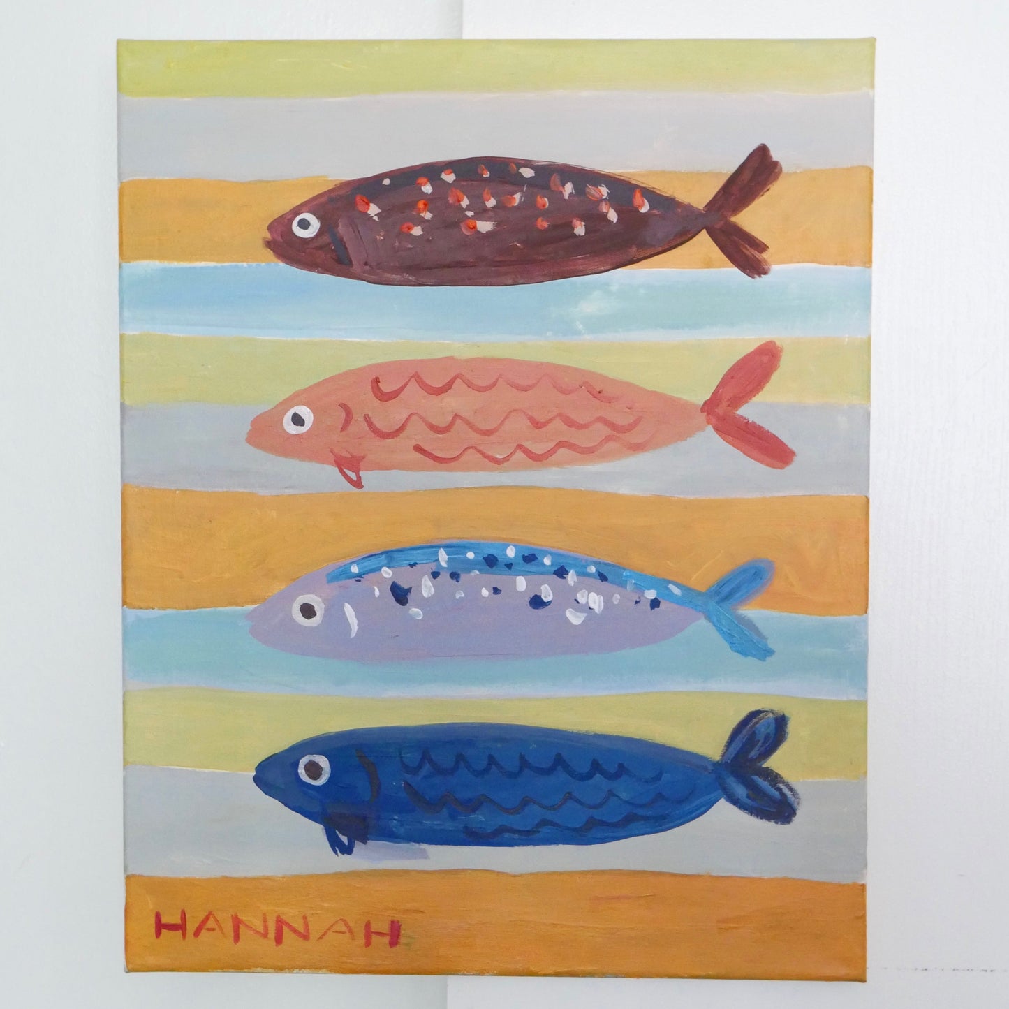 Gone Fishin' Canvas Class - Friday, August 14th - 6:30-8:30PM