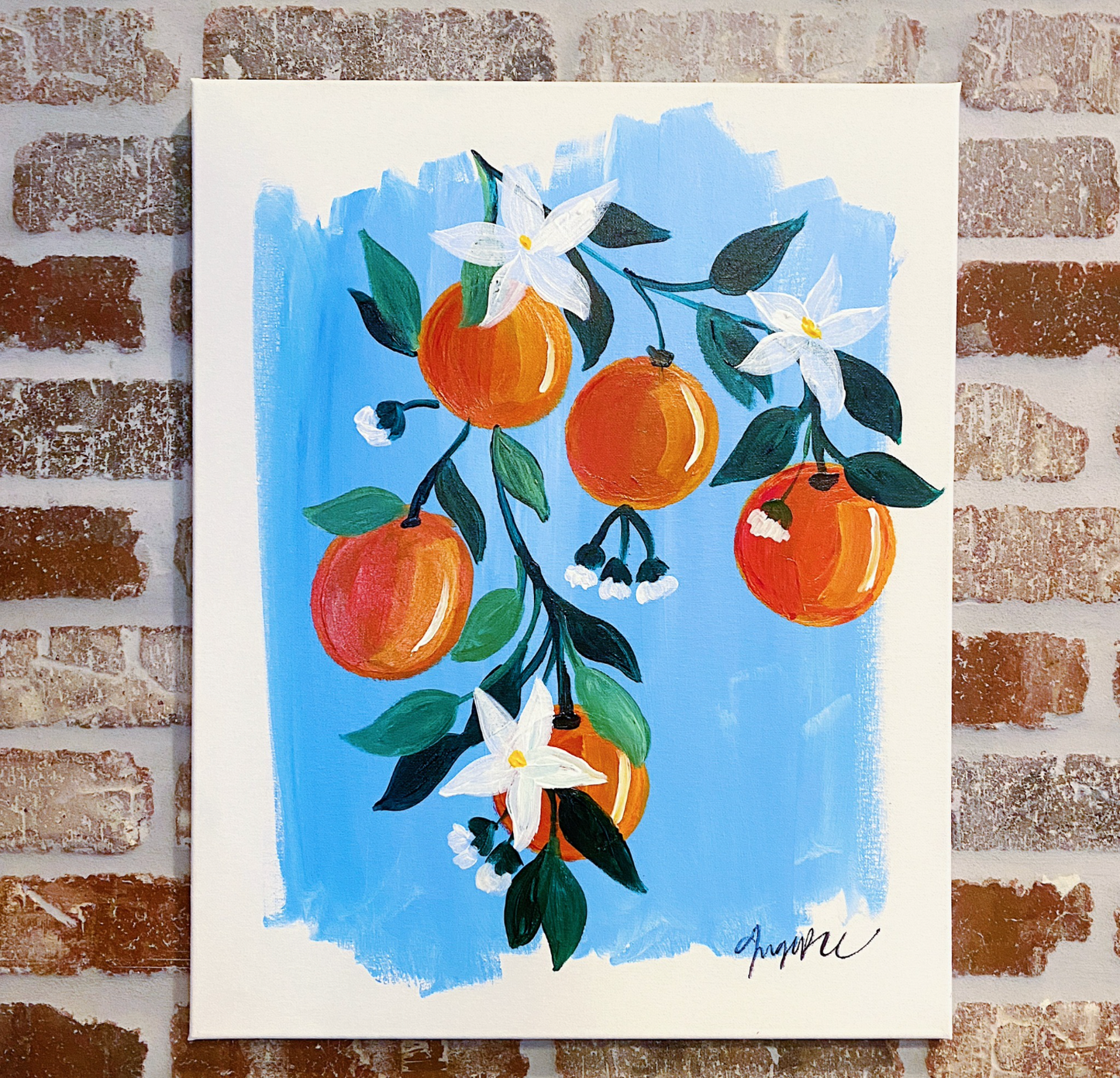 Citrus Canvas Class - Friday, January 30th - 6:30-8:30PM