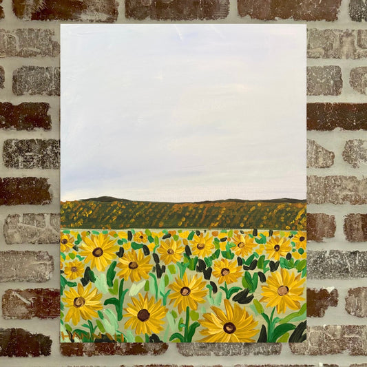 Sunflower Field Canvas Class - Friday, May 22nd - 6:30-8:30PM