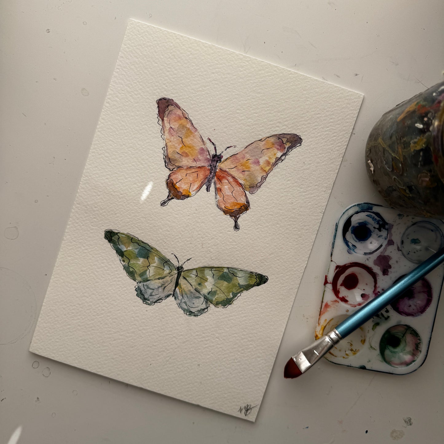 Butterfly Watercolor Class -Saturday, September 26th 2:30-4:30 PM