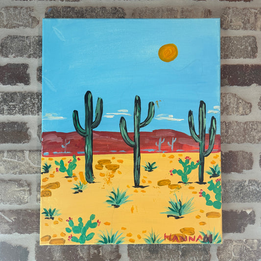 Desert Summer Canvas Class - Saturday, June 6th -7-9PM
