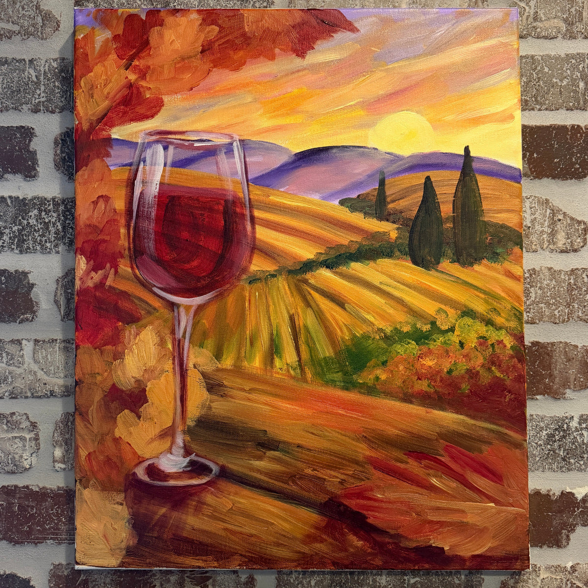 Vineyard Views Canvas Class - Friday, November 6th 6:30-8:30 PM