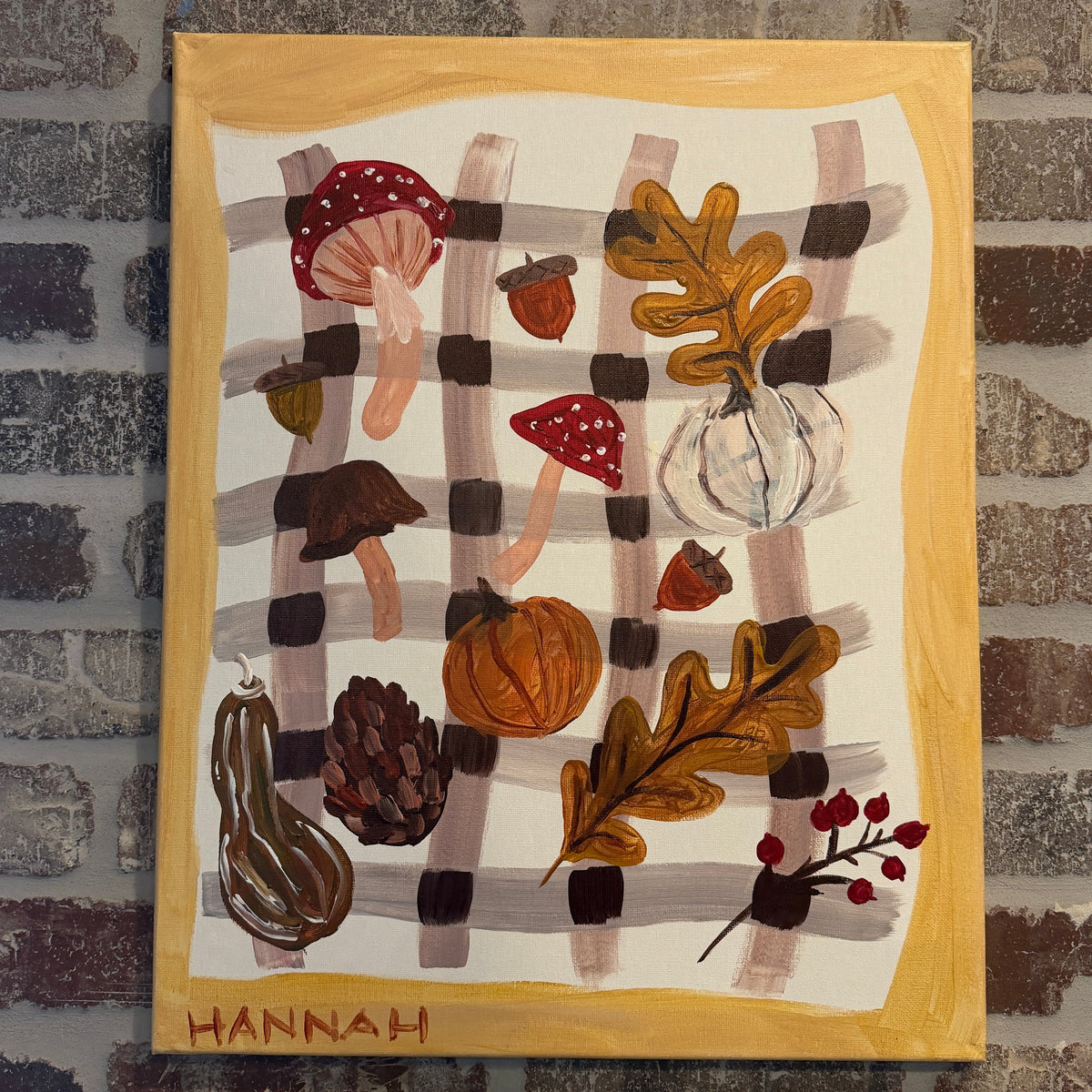 Fall Collage Canvas Class - Sunday, November 22nd 10AM-12PM