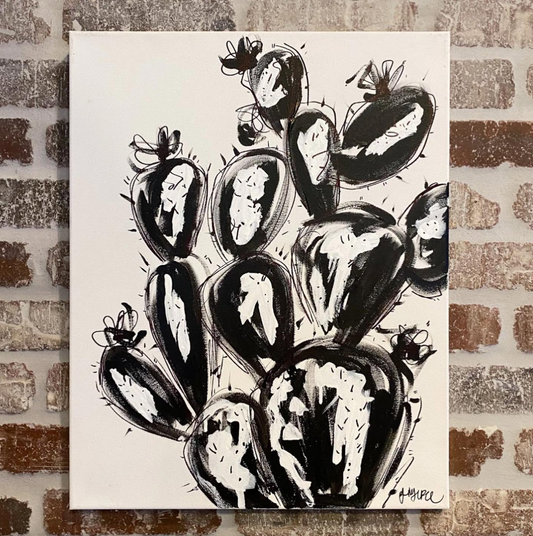 Black and White Canvas Class - Friday, July 24th - 6:30-8:30PM